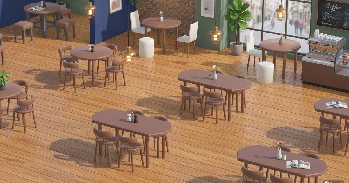 MAR-Low Poly Table&Chair Pack | 3D Furniture | Unity Asset Store