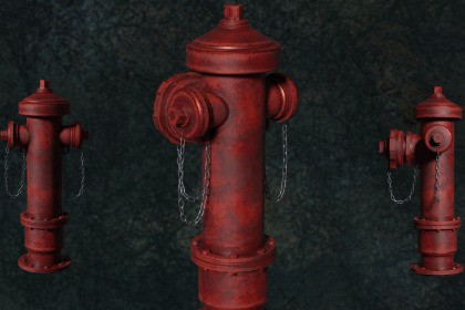 Fire Hydrant Series City Urban Sidewalk G1 - N1