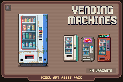 Pixel Art - Vending Machines Pack