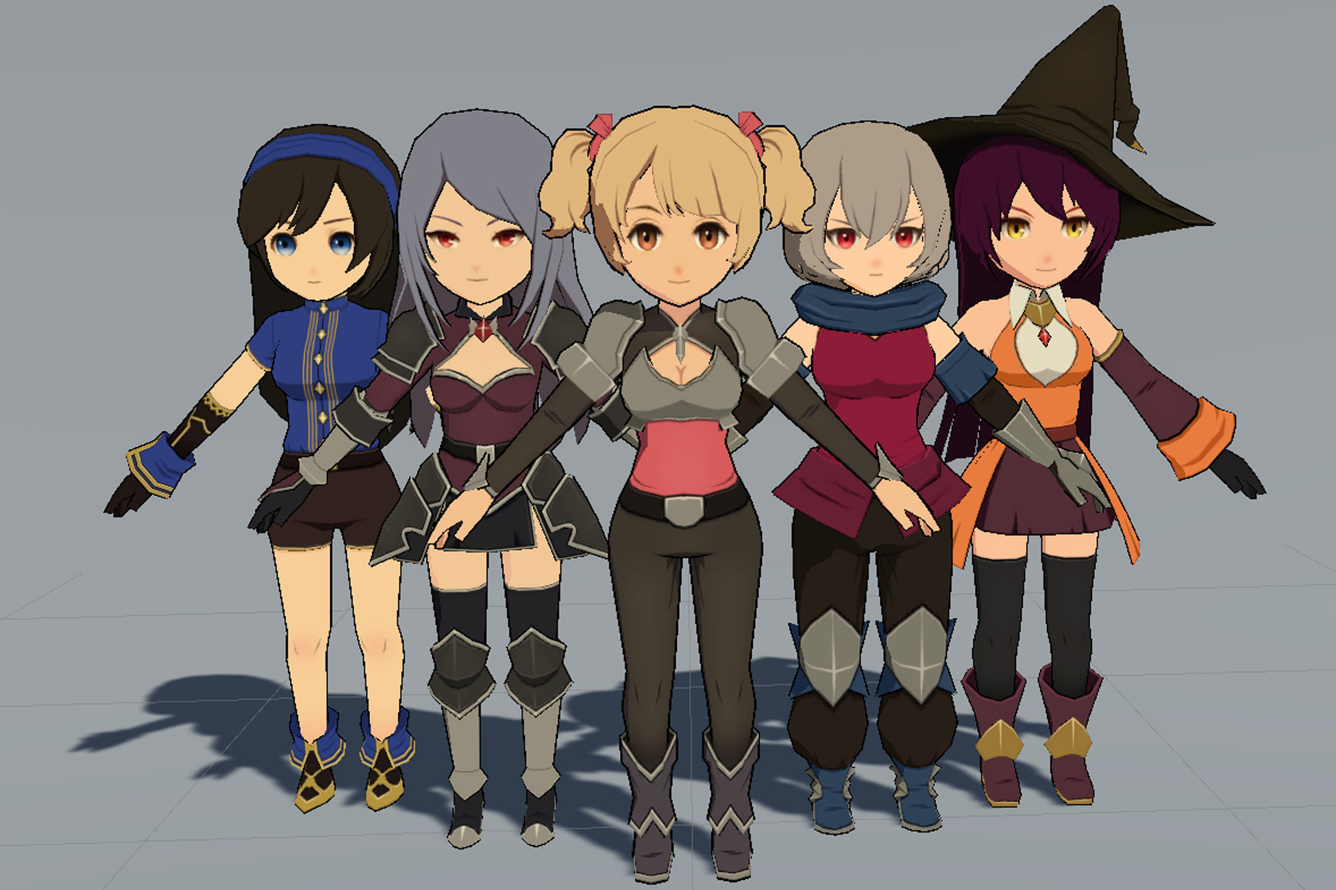 3D Anime Game - Character Pack 06# | キャラクター | Unity Asset Store