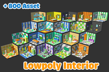 Cute Magic – Stylized Low Poly Interior Pack