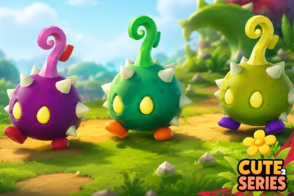 Vine Monster Cute Series