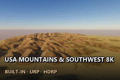 USA Mountains & Southwest Real-World Terrains 8K