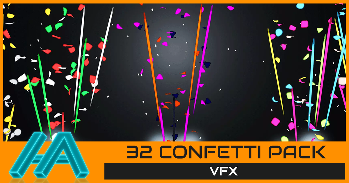 32 ULTIMATE Confetti VFX Pack by Maiami Studio | VFX Particles | Unity ...