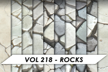 Stylized Textures - Vol 218 - Rocks