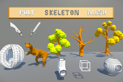 Poly Skeleton Mesh