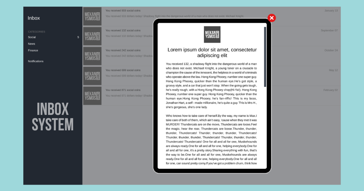 Inbox System | Game Toolkits | Unity Asset Store
