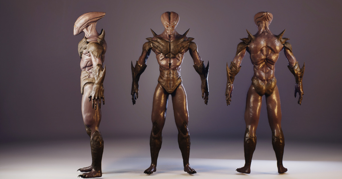 Alien_3_monster | 3D Creatures | Unity Asset Store
