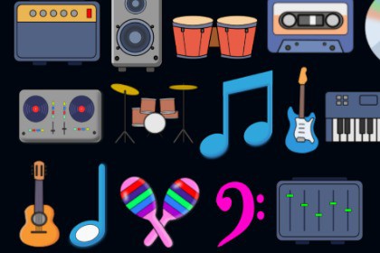 2D VECTOR MUSIC ICON PACK