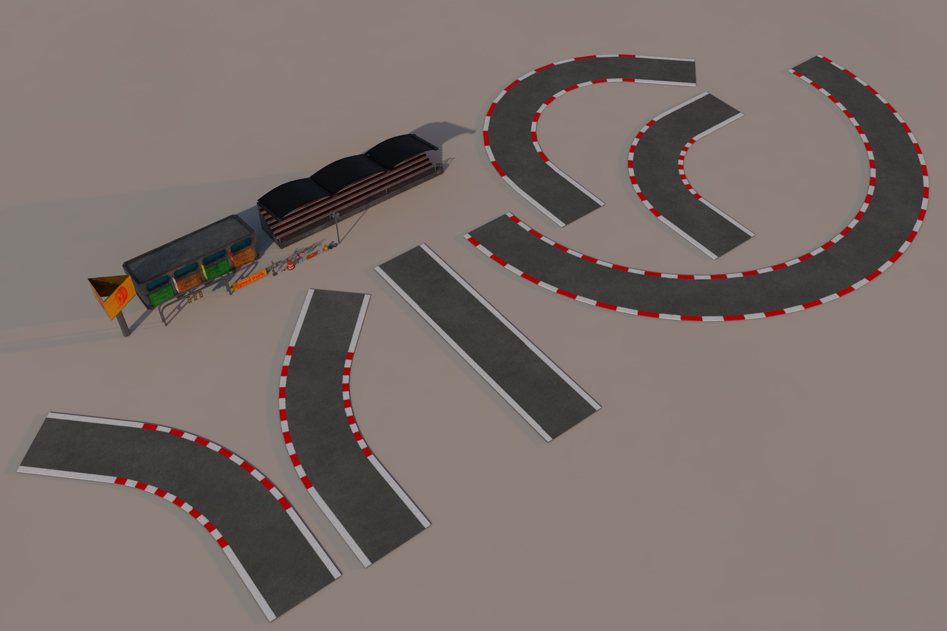 RaceTrack Package | 3D Roadways | Unity Asset Store