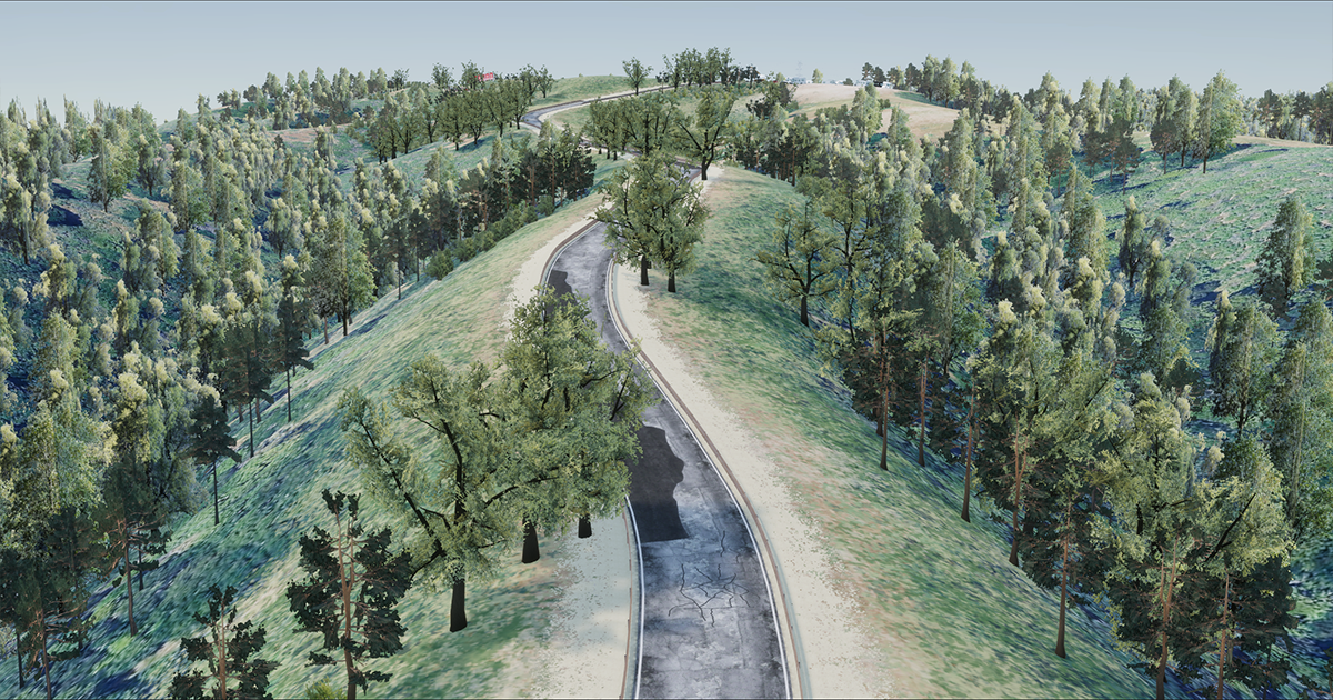Realistic Hillclimb Track Castro | 3D Roadways | Unity Asset Store