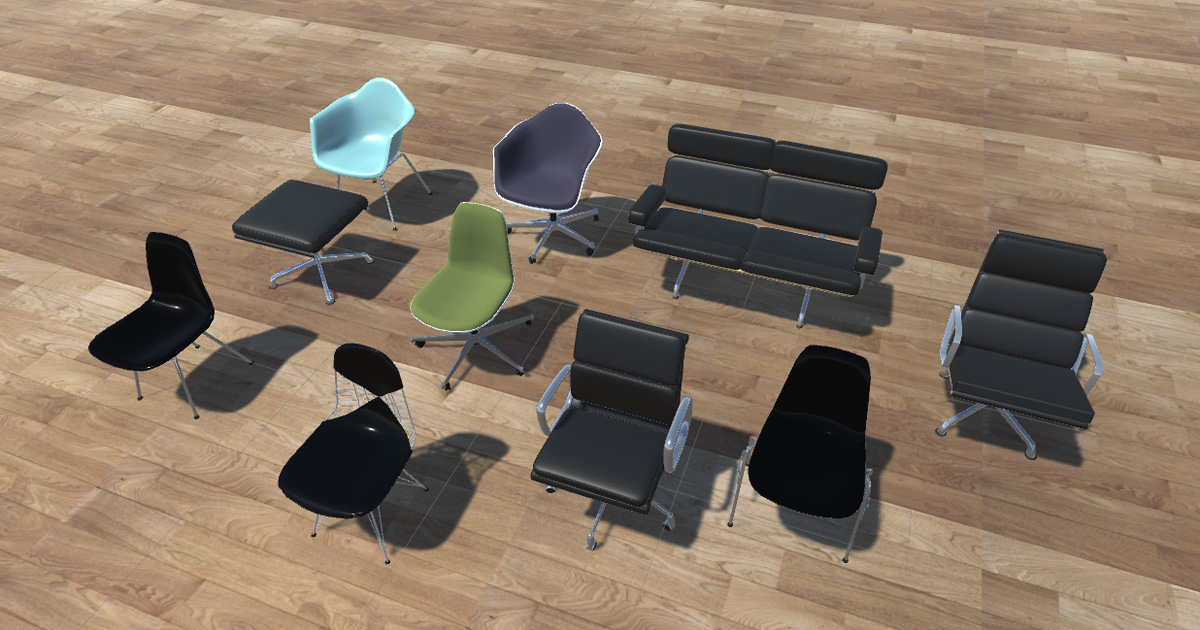 Furniture Vol 02 3D Unity Asset Store