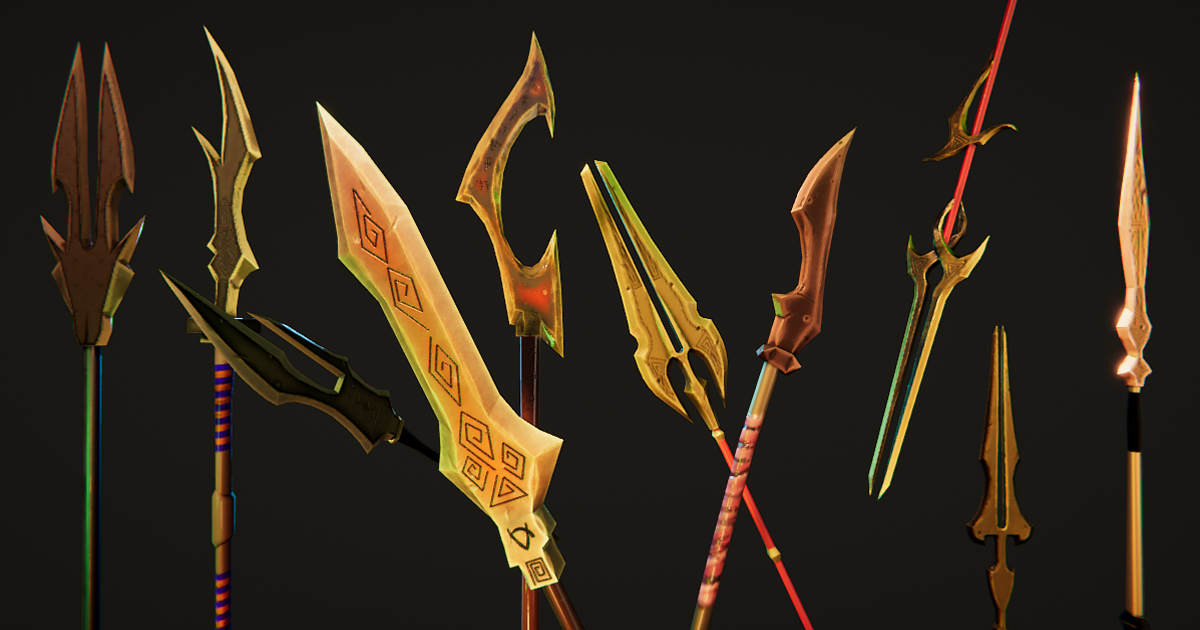 Stylized Long Blade Vol1 | 3D 무기 | Unity Asset Store