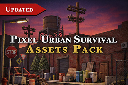 PSX Assets - Pixel Urban Survival