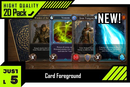 TCG Card Artistry: Foreground Pack