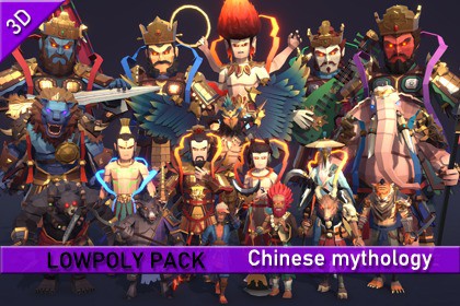 LowpolyPack_Chinese mythology