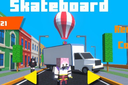Voxel Endless Skateboard – Template