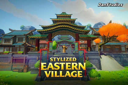 Stylized Eastern Village