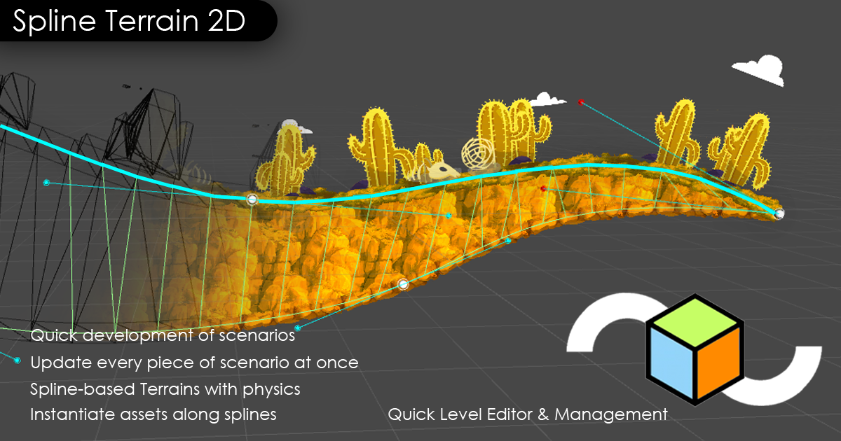 Spline Terrain 2D | Sprite Management | Unity Asset Store