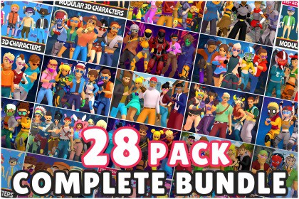 Stylized Characters Complete Bundle