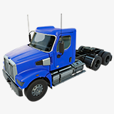 Heavy Truck Chassis 01 Blue URP HDRP Textures