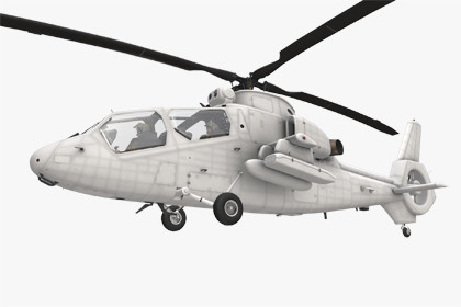 OH-1 Ninja Blank Livery Basic Animation (4