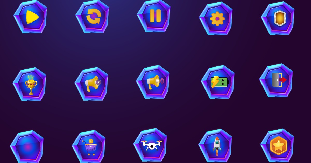 AIRIDev Sci-Fi UI Icon Pack | 2D Icons | Unity Asset Store
