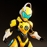 Stylized Sci-Fi Boy 2 Character (3 Skins)