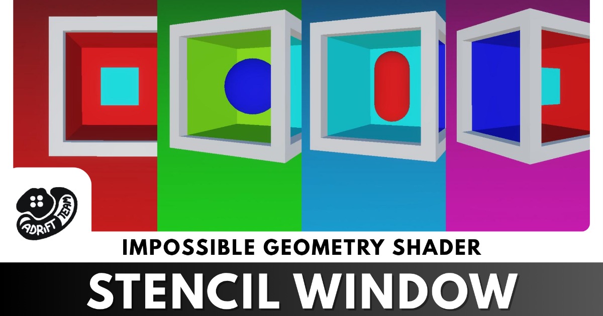 Stencil Window - Imposible Geometry Shader | ビジュアルエフェクト シェーダー | Unity ...