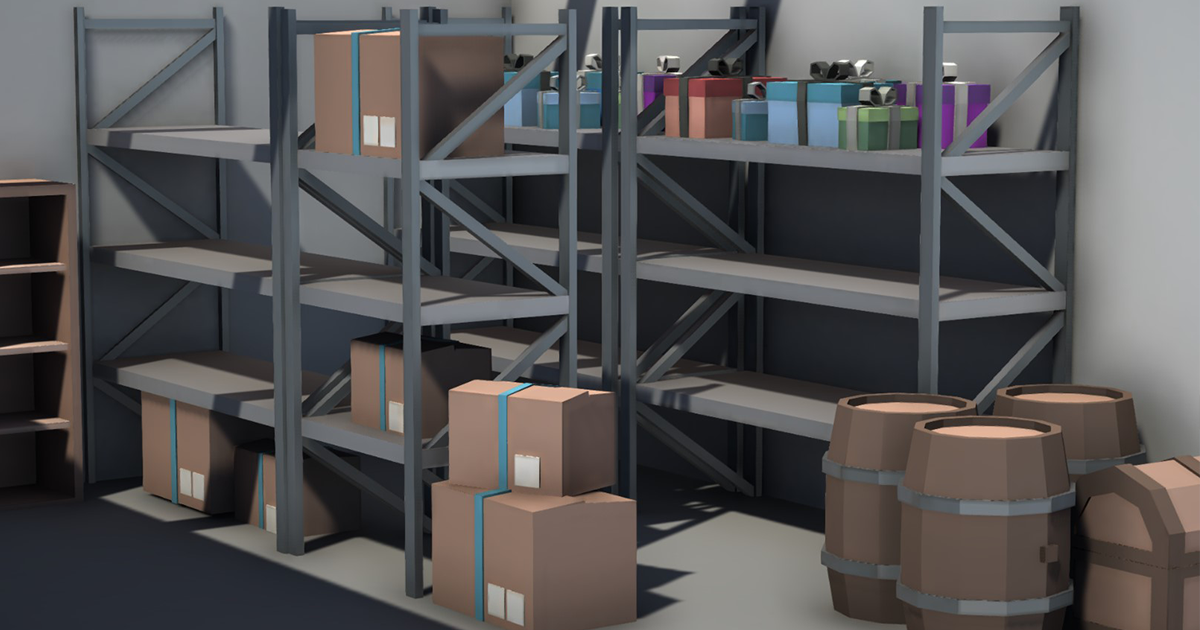 Low Poly Storage Pack | 3D Urban | Unity Asset Store