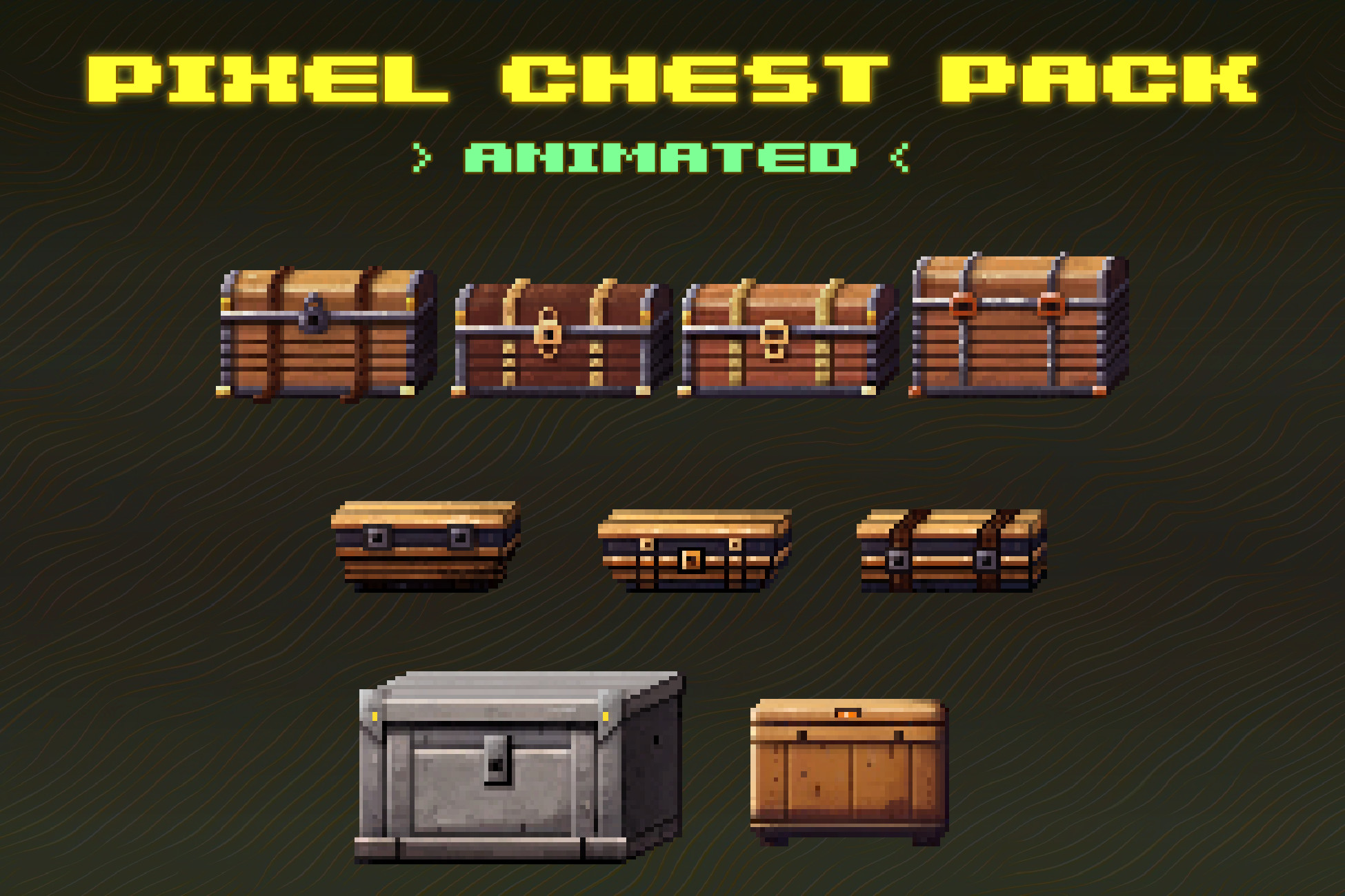 Pixel Chests Pack - Animated | 2D Environments | Unity Asset Store
