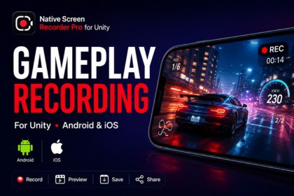 Native Screen Recorder Free for Unity | Android & iOS Gameplay Recording