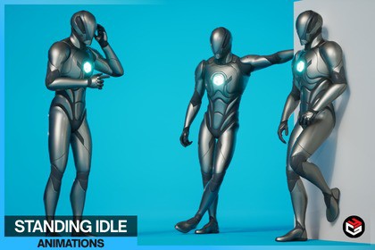 99 NPC Standing Idle Animations