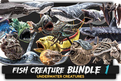 15 In 1 Bundle - Underwater Creature Fish