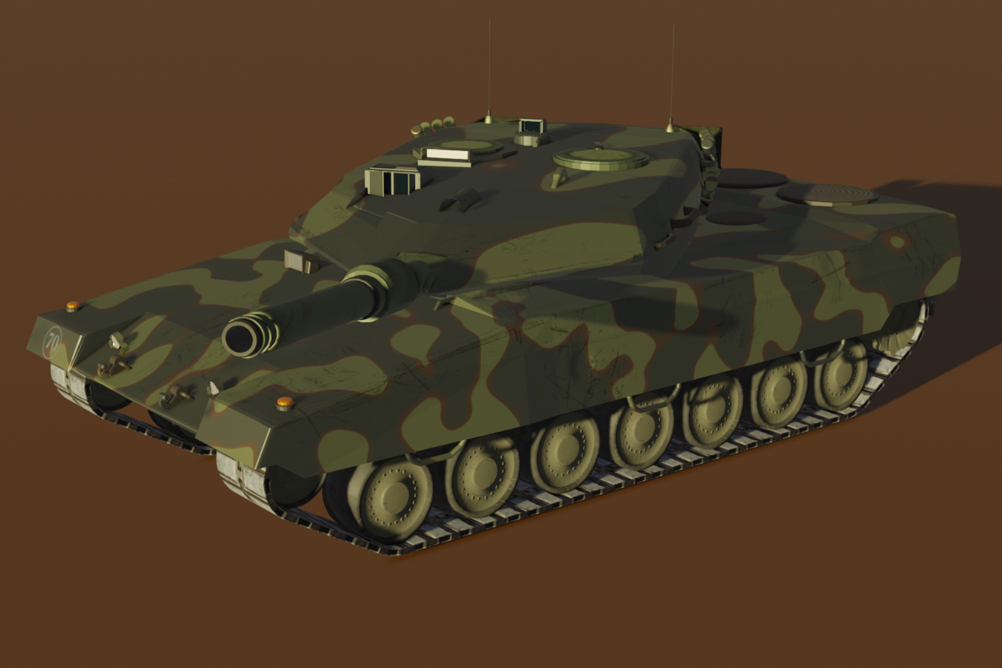 Tanks Unity Tank Leopard2 | 3D Land | Unity Asset Store
