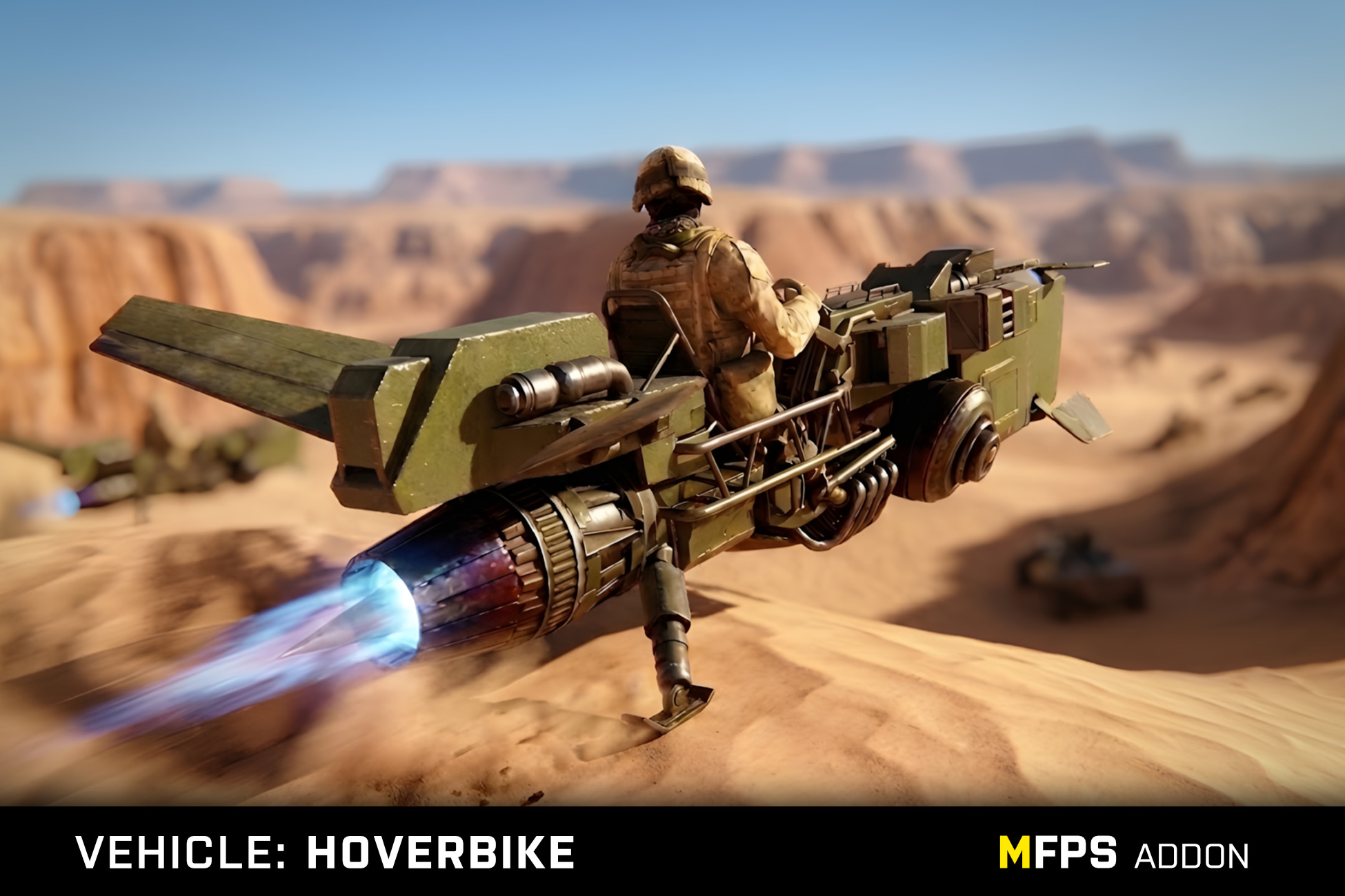 Vehicle: Hoverbike - MFPS Addon, image 1