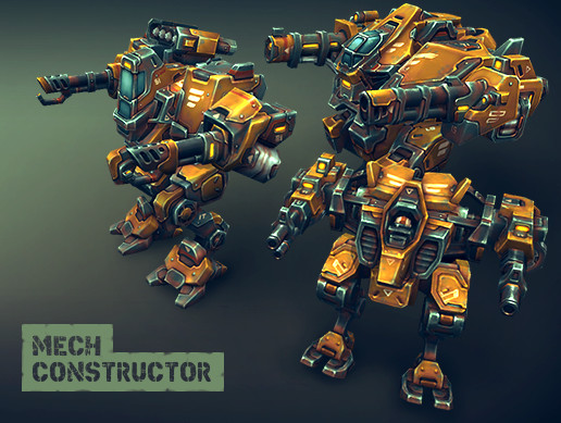 Mech Constructor: Light and Medium Robots | 3D Robots | Unity Asset Store