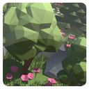 low poly forest