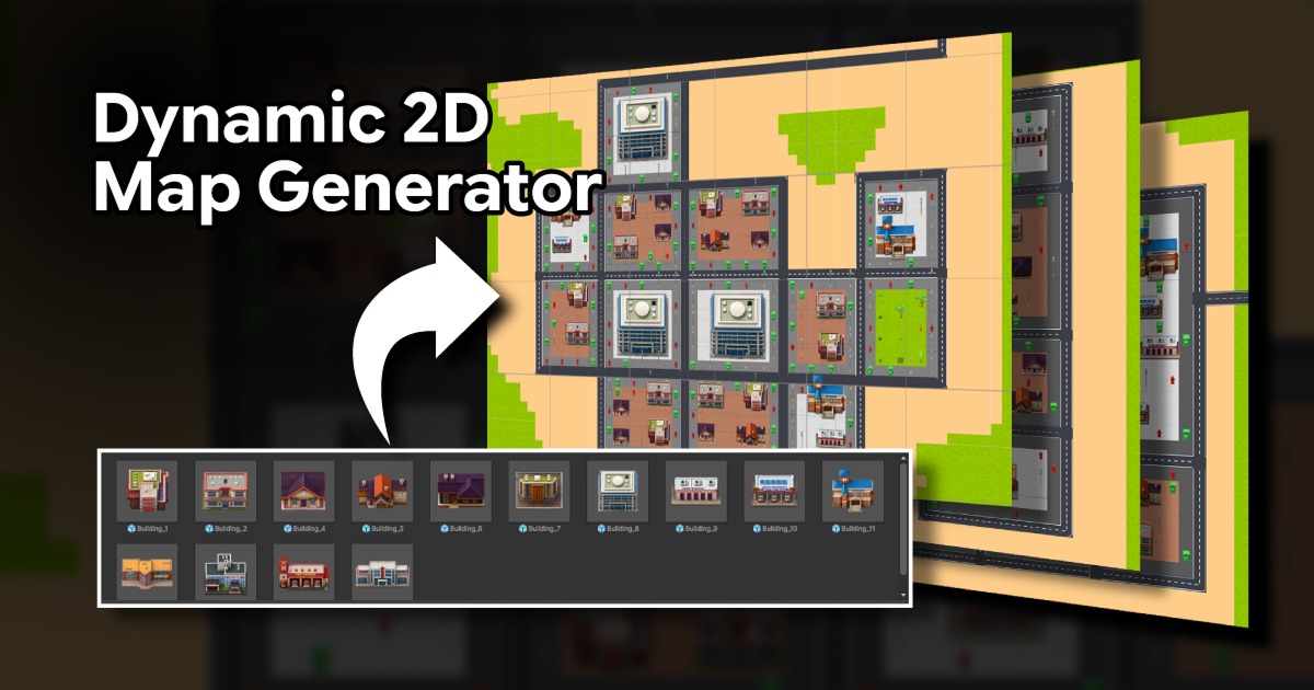 2d Rig Map Dynamic 2D Map Generator | Level Design | Unity Asset Store