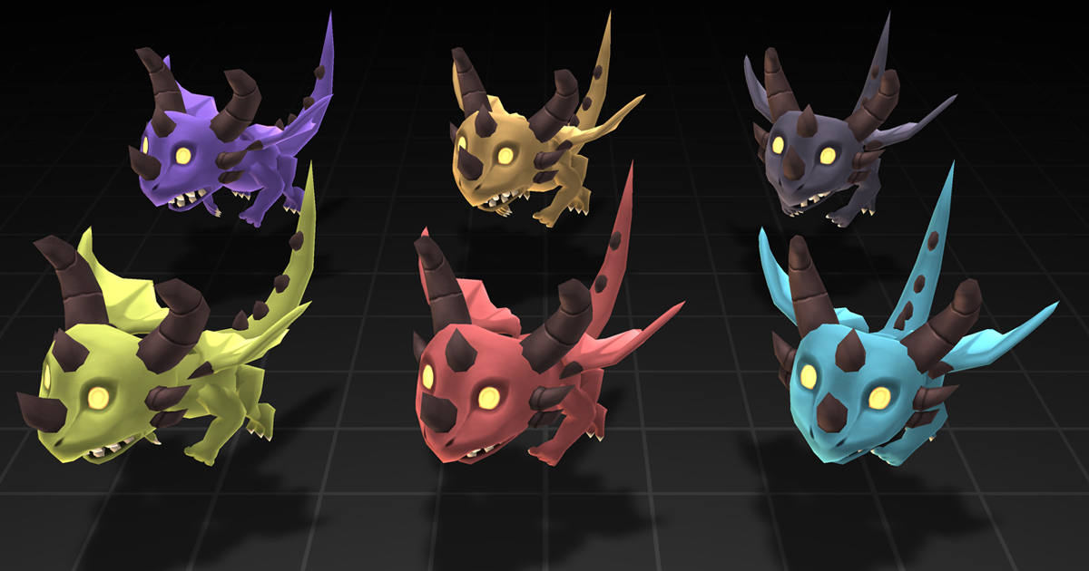 Poly HP - Dragon | 3D Creatures | Unity Asset Store