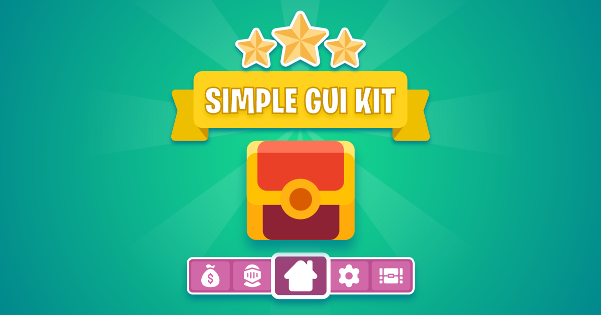 Simple GUI Pack | 2D GUI | Unity Asset Store