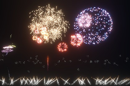 Realistic VFX Particles: Fireworks Pack 02