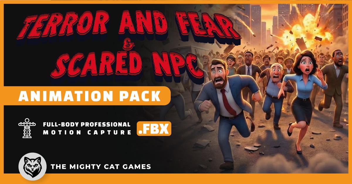 Scared Chimp Unity Project Terror Fear and Scared NPC Animation Pack | 3D Animations | Unity Asset ...