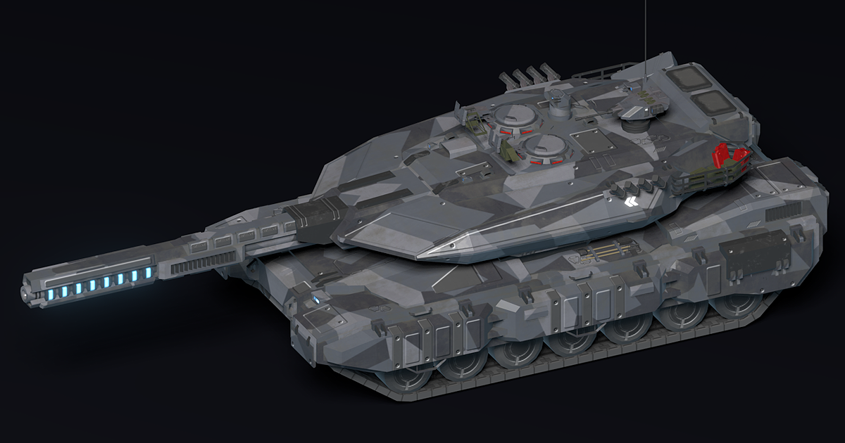 Scifi Leopard 3 MBT | 3D 汽车 | Unity Asset Store
