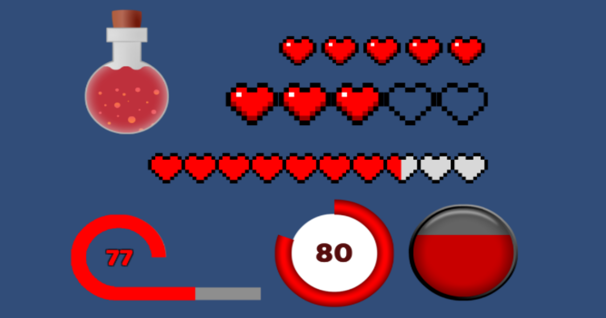 Custom UI Elements. Health Bars | GUI Tools | Unity Asset Store