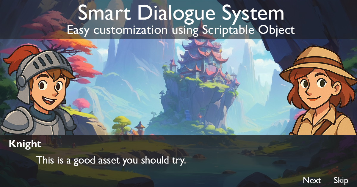 Smart Dialog Smart Dialogue System | GUI Tools | Unity Asset Store