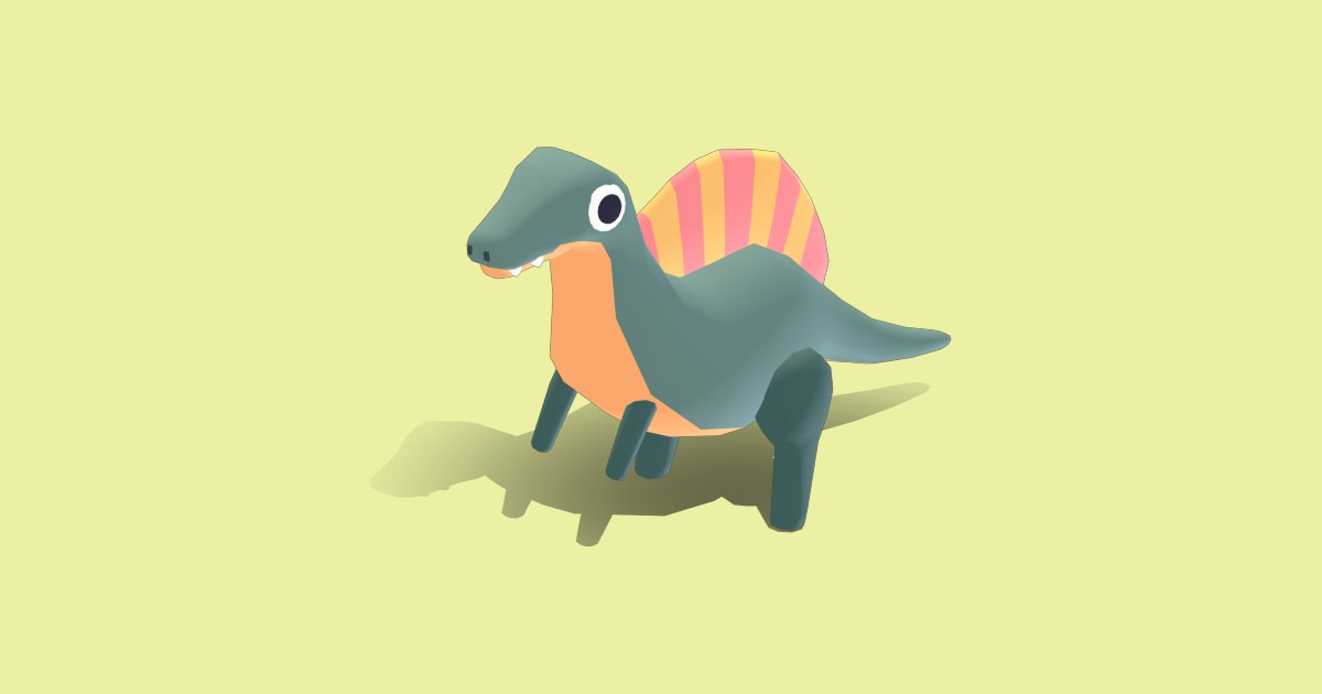 Spinosaurus - Quirky Series | 3D Animals | Unity Asset Store