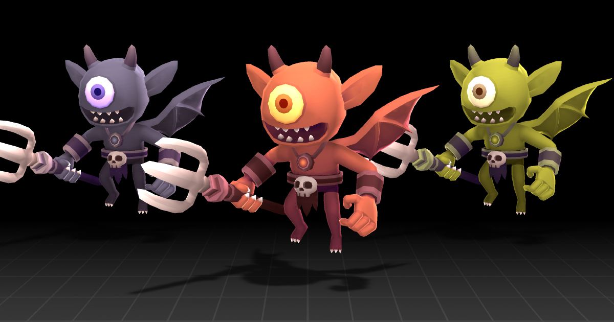 Fallen Unitopia Poly HP - FallenImp | 3D Creatures | Unity Asset Store