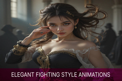 Elegant Fighting Style Animations