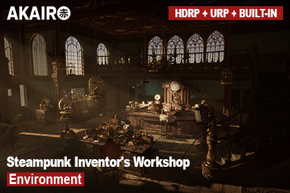 Steampunk Inventor's Workshop